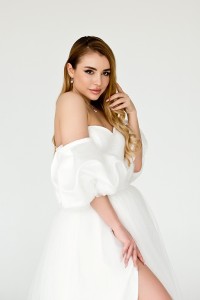 Свадебное платье Diva- 2308 с разрезом