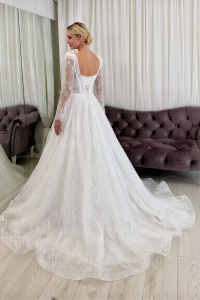 Свадебное платье SS-291 со шлейфом